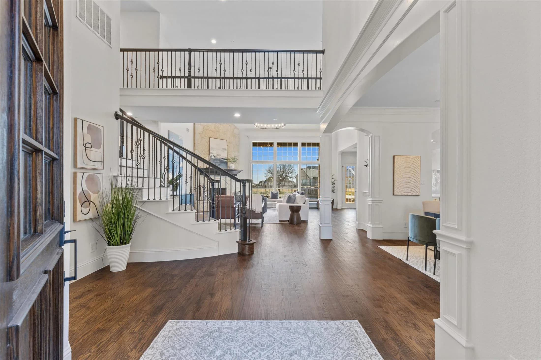 Completed Aspen Group entry and staircase remodeling project