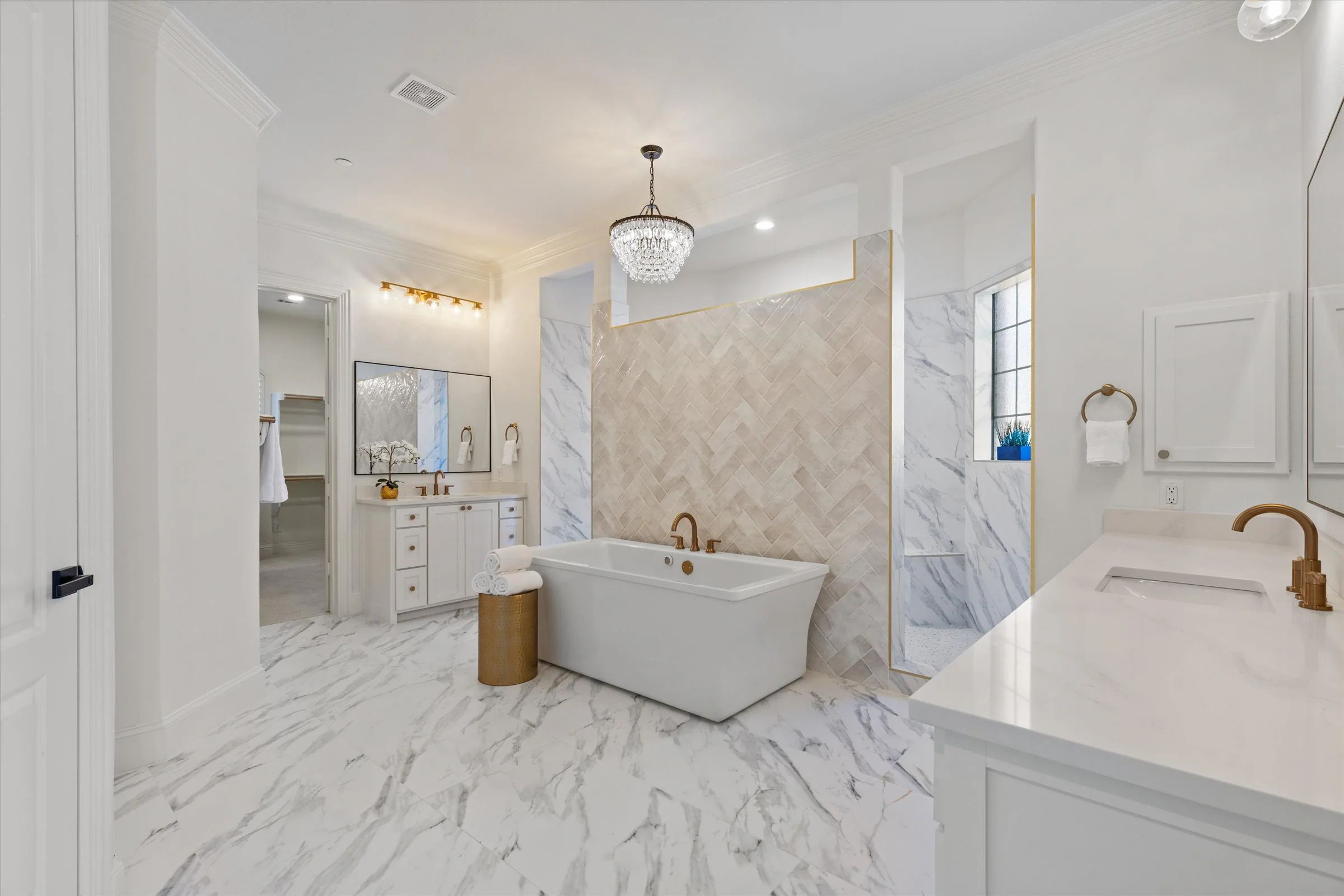 Designing Your Perfect Bathroom shown in a completed Dallas-Fort Worth project