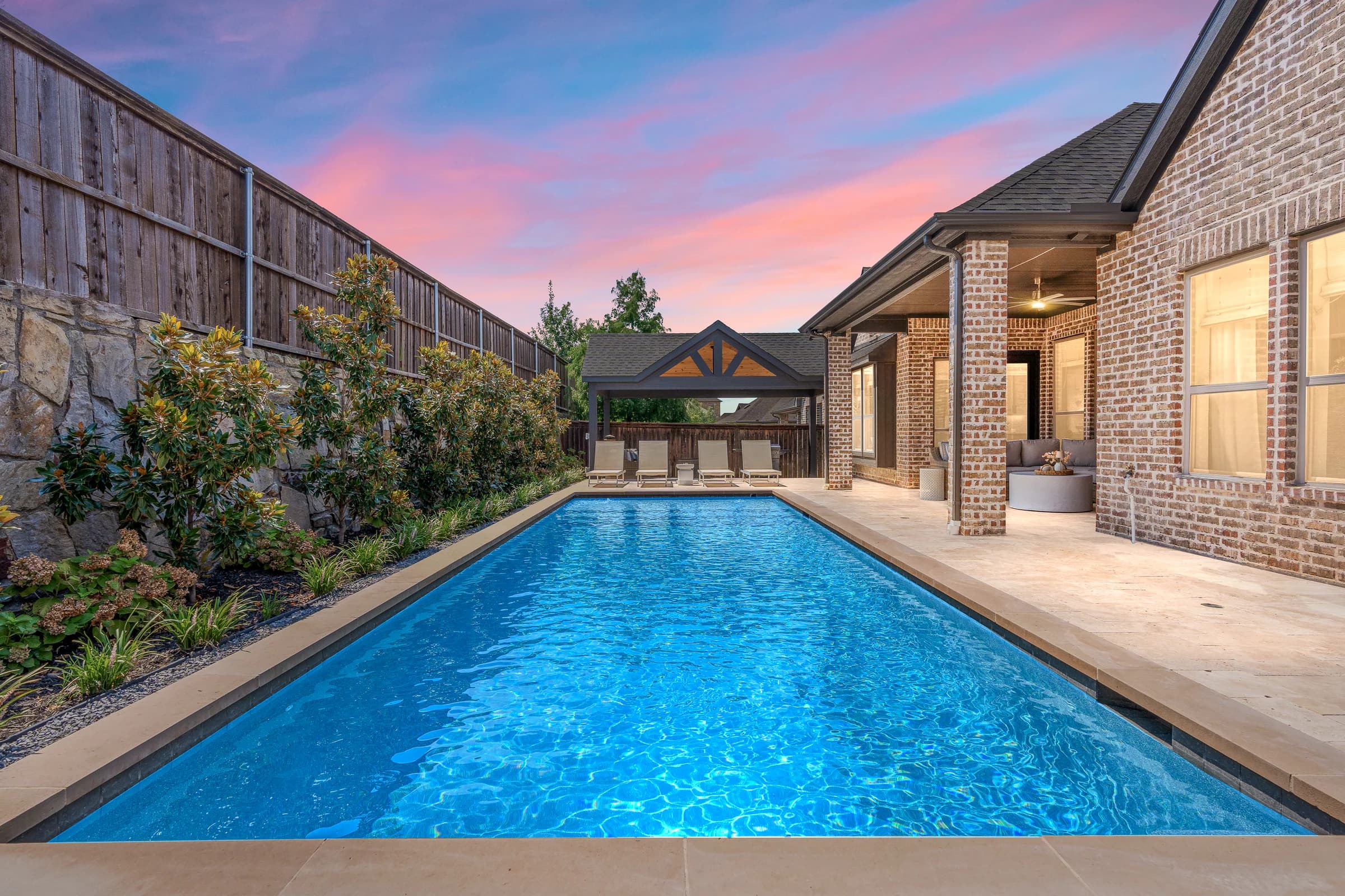 Creating Your Outdoor Oasis shown in a completed Dallas-Fort Worth project